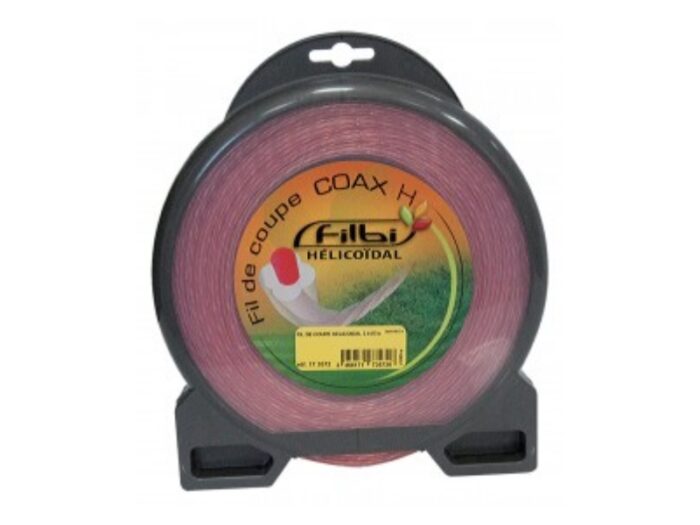 bobine de fil coaxial hélicoïdal bi-matière 2.4mm